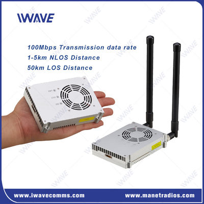 ซื้อ 566-678Mhz 1420-1530Mhz ระบบไร้คนขับ IP MESH การส่งวีดีโอ 100Mbps การผลิตออนไลน์