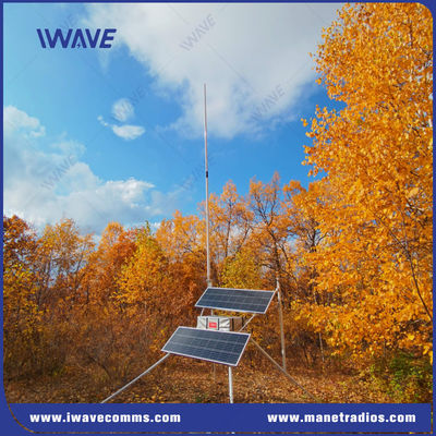 ซื้อ กำลังส่ง 25W 50W ตามคำขอ สถานีฐาน VHF UHF RF Mesh แบบแคบพลังงานแสงอาทิตย์ พร้อมแบตเตอรี่ใช้งานได้ 24 ชั่วโมง การผลิตออนไลน์