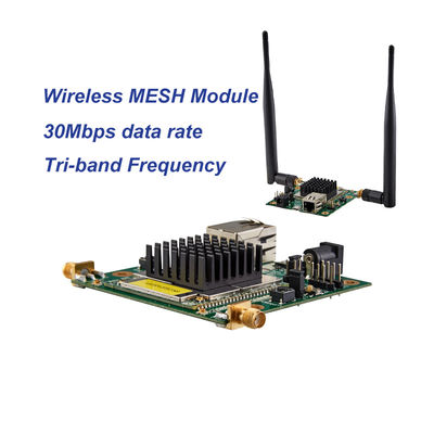 โมดูล IP MESH 30Mbps วิดีโอ NLOS แบบไร้สาย และวิทยุข้อมูล TTL