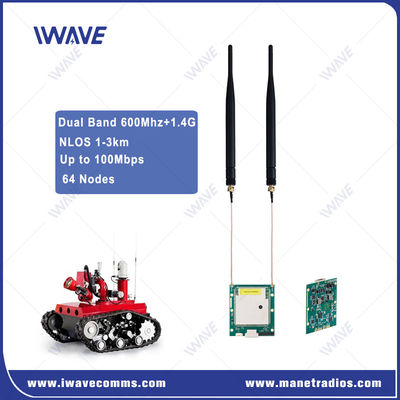 NLOS 3km HD Video and Control Data Link สําหรับระบบที่ไม่มีคนขับ