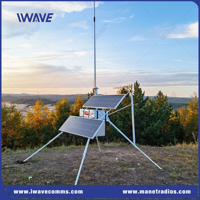 สถานีฐาน VHF UHF MANET สถานีฐานวิทยุพลังแสงอาทิตย์