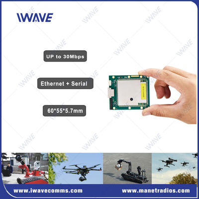 MIMO OEM IP MESH Module ความถี่ 600Mhz / 1.4Ghz สําหรับ UGV Swarm