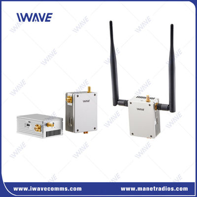 เครื่องส่งวิดีโอ UAV ขนาด 30 กิโลเมตร สําหรับ HDMI SDI 1080P วิดีโอและเทเลเมตร