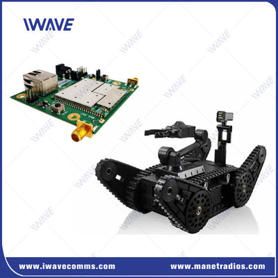 ความถี่ UGV/UAV สามวงจร NLOS Ethernet ระบบส่ง COFDM 115200bps อัตรา Baud 1Mbps-30Mbps ความกว้างแบนด์ที่ปรับได้