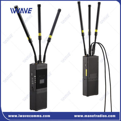 100Mbps 64nodes IP MESH เครื่องวิทยุ MIMO ทาคติก สําหรับการสื่อสารเสียงและวิดีโอ HD